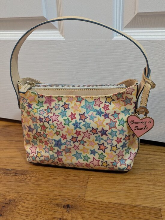 Dooney & Bourke Handbags - Dooney & Burke colorful stars y2k purse unused